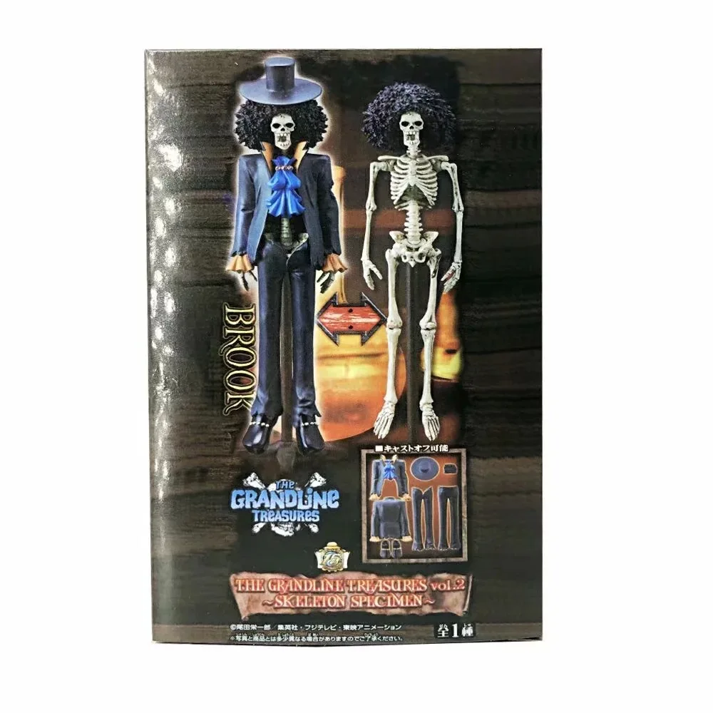Аниме 20 5 см One Piece Grand Line Men Treasure BROOK OnePiece ПВХ фигурка Коллекционная модель игрушки