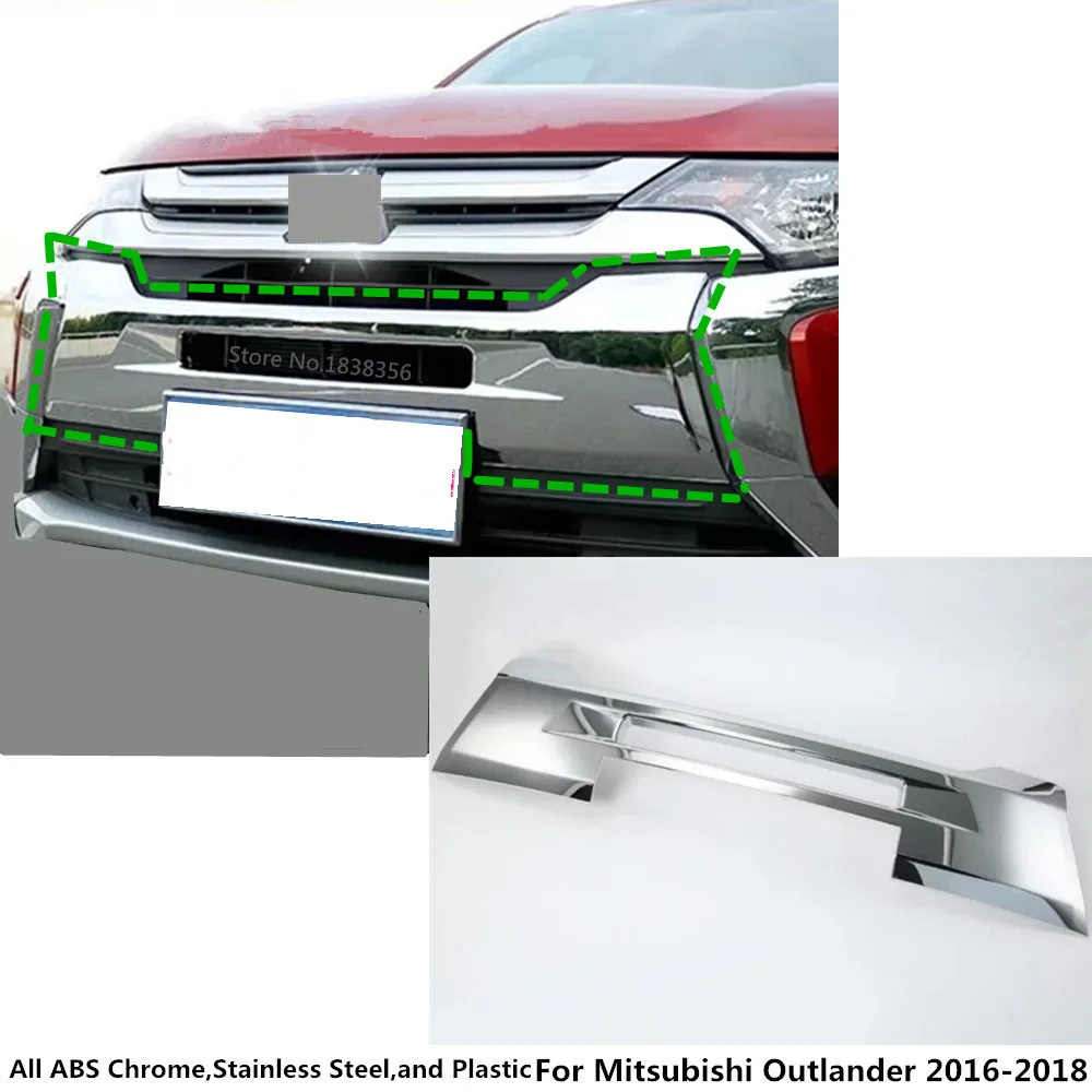 Верхняя часть для Mitsubishi Outlander 2016 2017 2018 2019 2020 защита автомобиля бампер отделка