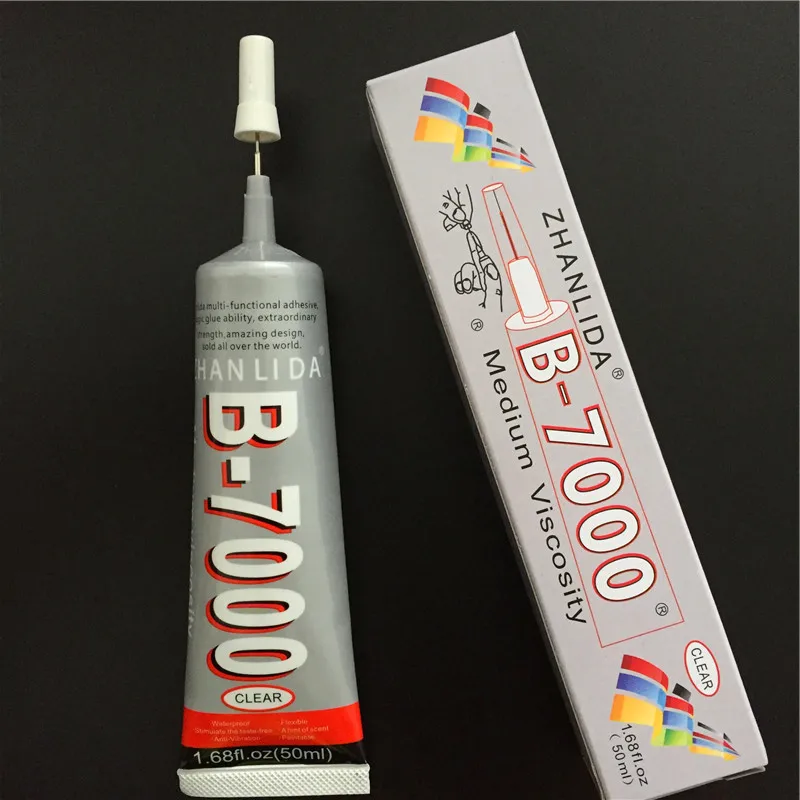 

50ml 1pcs B-7000 MultiPurpose Industrial Adhesive Powerful Jewerly Craft Rhinestone Nail Gel Diy Phone Frame Fix Nail Gel Glue