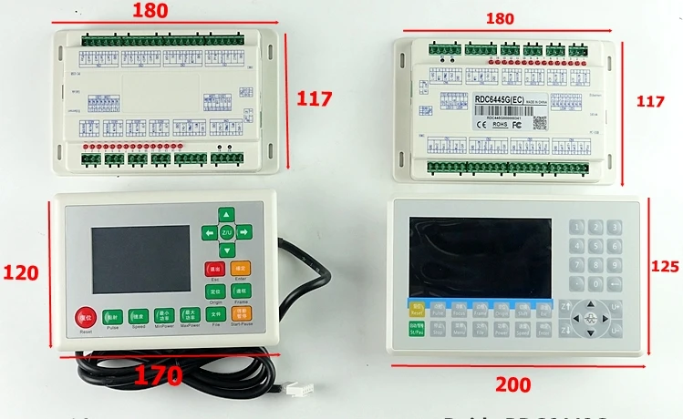 TECNR Ruida RDC6445 RDC6445G контроллер лазерного станка для co2 лазерной гравировки и резки обновление RDC6442 RDC6442G