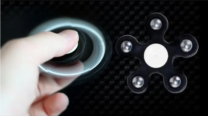 Вращающийся палец с гироскопом 5 углов пластиковый стальной шар EDC ручной Спиннер
