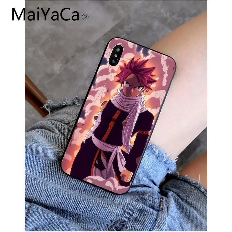 MaiYaCa Феи хвост черный ТПУ мягкий силиконовый телефон чехол для iPhone 8 7 6 6 S Plus 5 5S SE XR X XS MAX Coque Shell - Цвет: A3