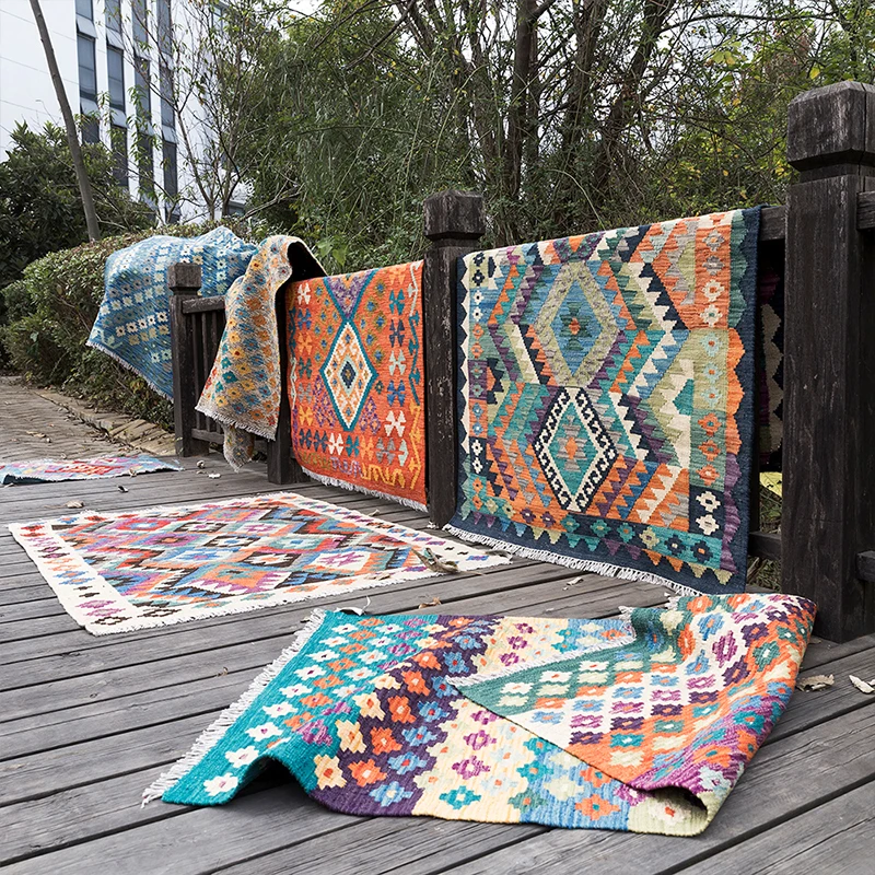 Богемный tapestriesPakistan килим нация ветер Геометрия Северная Европа современный