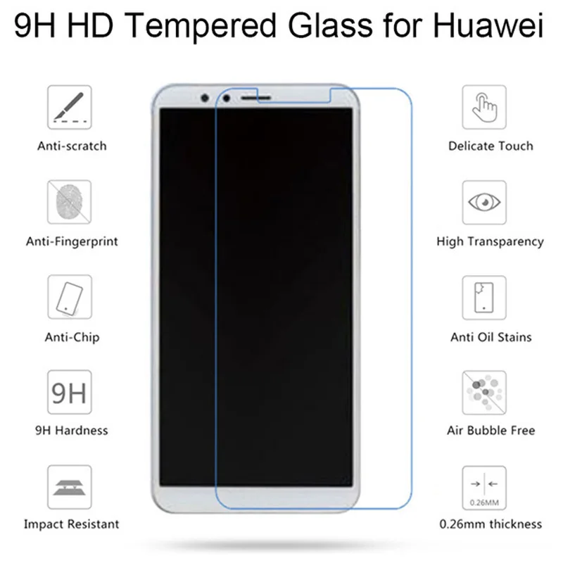 Закаленное стекло для Huawei Honor 7X Защитная пленка экрана 7 X Honor7X жесткая стеклянная