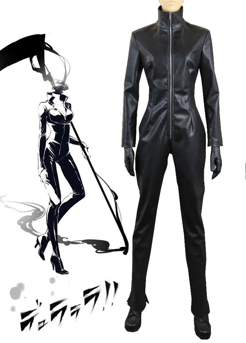 S-3XL Хэллоуин вечерние Cos аниме Durarara Косплэй селти Стурлусон комбинезон черного