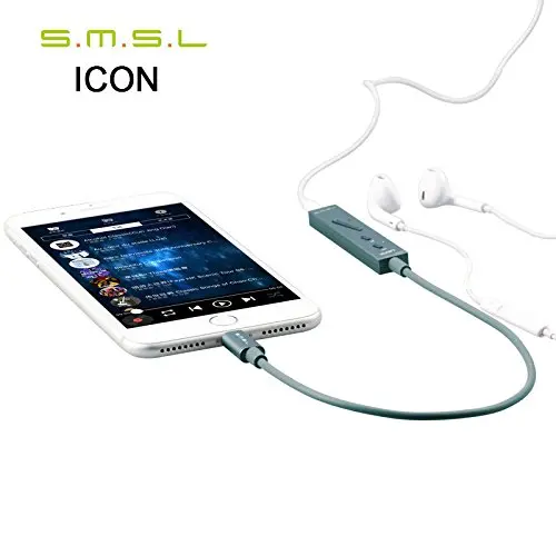 SMSL ICON Hi-Fi аудио декодер портативный усилитель для наушников DAC разъем с разъемом