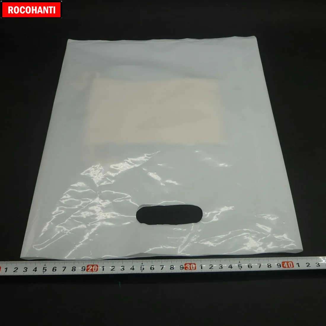 Белая полиэтиленовая сумка для покупок с логотипом на заказ 100 шт.|shopping bag|shopping bag