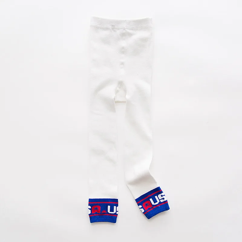 C561 White Новые детские хлопковые леггинсы на осень и зиму для мальчиков и девочек для малышей модные спортивные штаны для малышей, высокое качество, подарки, CN - Цвет: C561 White