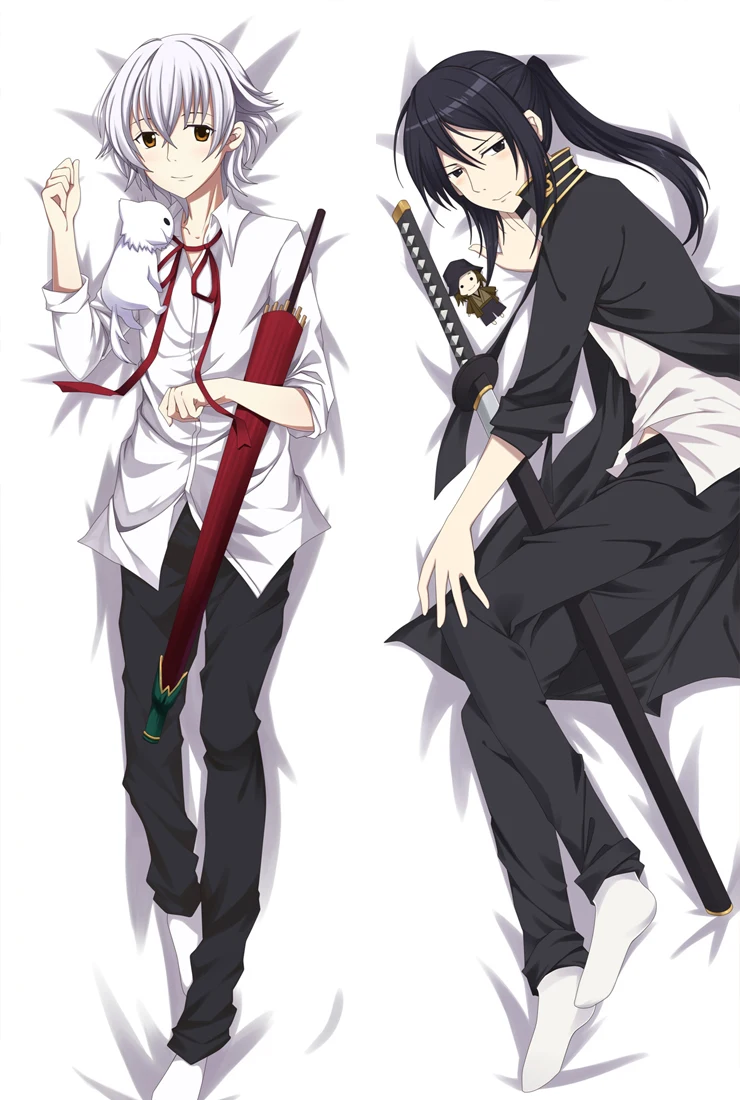 

Japanese Anime K project K Return Of Kings Yatogami Kuroh 12096 Pillow Cover Cases Hugging Body pillowcase Drop Shipping