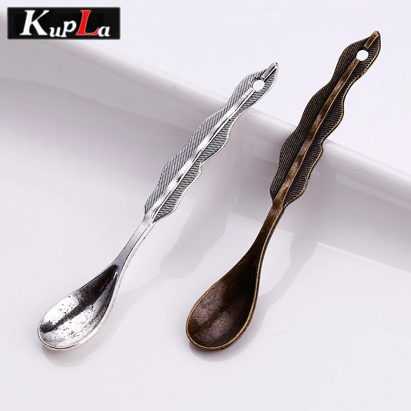 Винтажные металлические подвески ложки ручной работы модные для изготовления