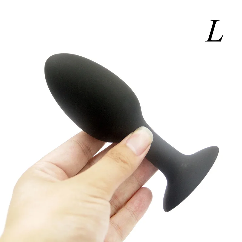 Silicone anal butt plug dual beads stimulation inner bouncy metal ball enhance contractility prostate massage dildo Sex toy |