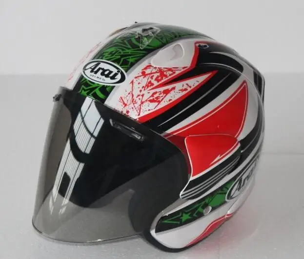 1 Топ горячий шлем Arai мотоциклетный шлем половина шлем с открытым лицом шлем-каска для мотокросса Размер: S M L XL XXL, Capacete - Цвет: 1