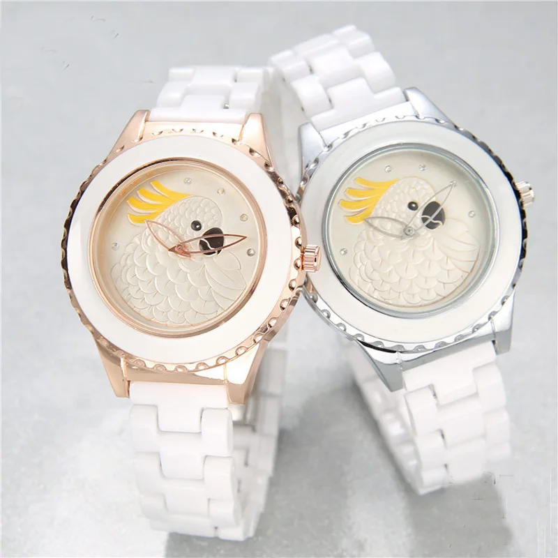 Часы женские модные повседневные водонепроницаемые с керамическим ремешком|relogio