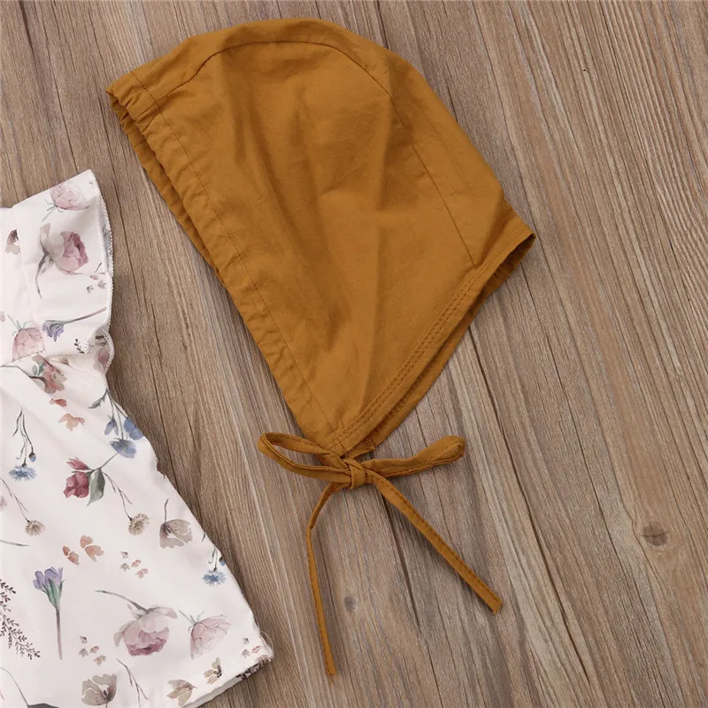 Новинка 4 шт. детский топ с оборками и рукавами для новорожденных девочек