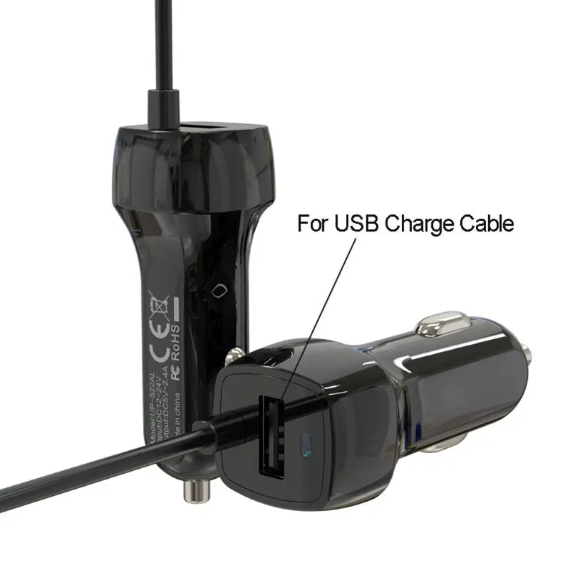 New Smart Phone Car Charger With Type C Charge Cable For Samsung Xiaomi Huawei Meizu Sony Mobile Tablet GPS | Автомобили и