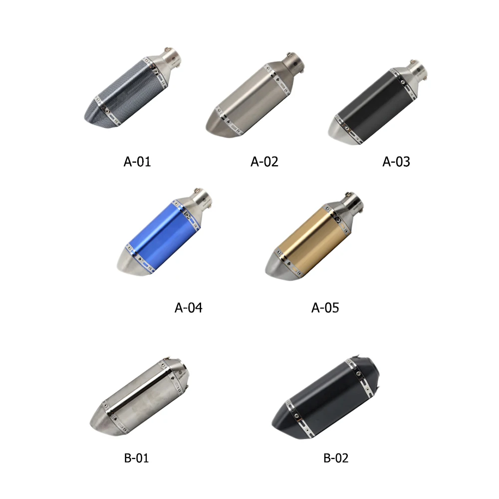 Универсальная выхлопная труба ZSDTRP для мотоцикла с глушителем 51 мм Yamaha Honda KTM Kawasaki