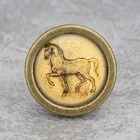 Ручки в стиле ретро с изображением животных и лошадей, ручная работа, ручки для шкафа, кухонная мебель