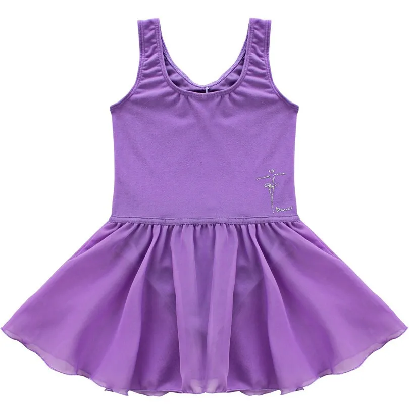 Детское хлопковое профессиональное балетное платье-пачка Одежда для танцев