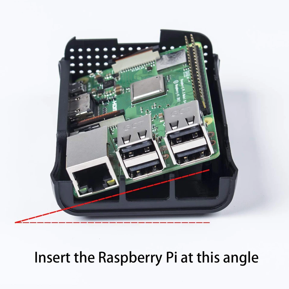 Для Raspberry Pi 2/3 чехол с охлаждающим вентилятором для Raspberry Pi Модель B Plus+ закрытый прозрачный чехол