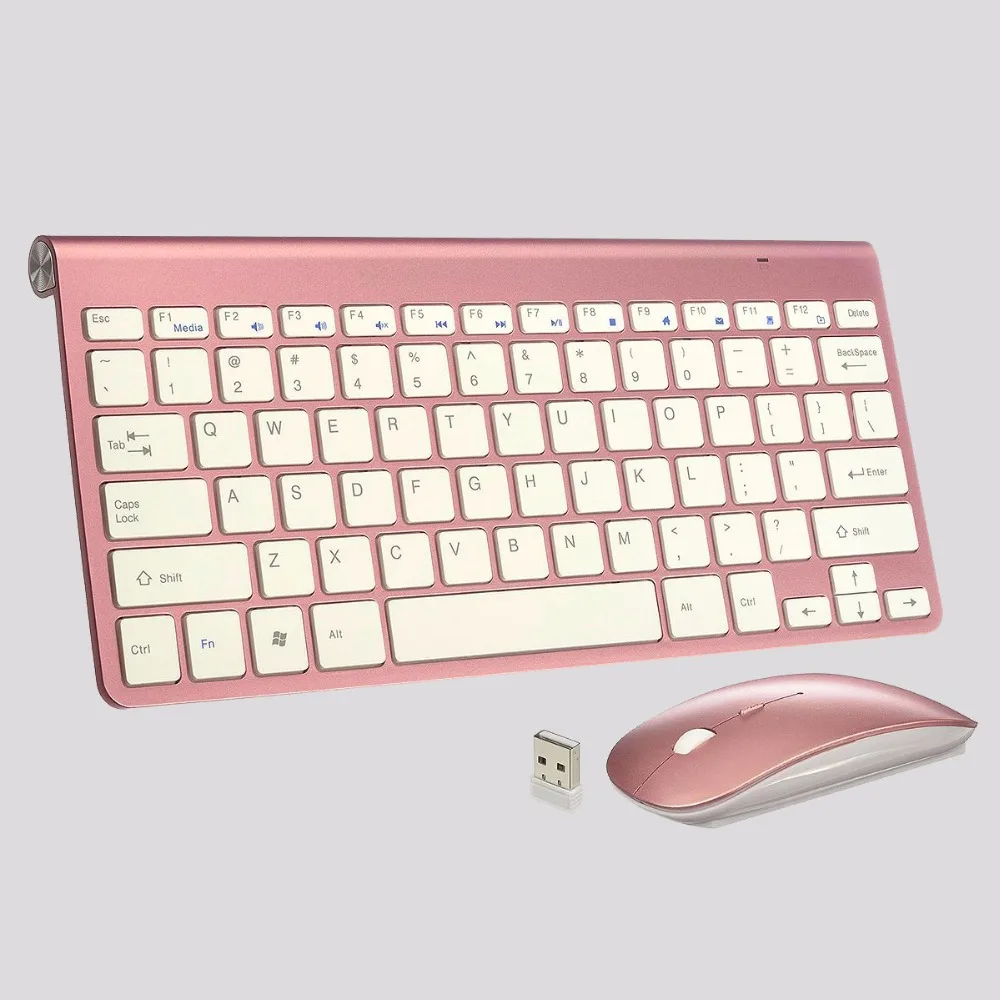 Ультратонкая беспроводная клавиатура и мышь 2 4 ГГц|keyboard mouse combo|mouse combokeyboard |