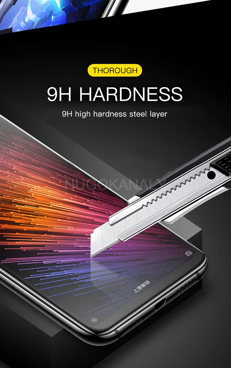 Полное покрытие с клеем, матовое закаленное стекло для Xiaomi mi 9 SE 8 Lite A2 Red mi Note 8 8T 6 7 Pro Pocophone F1, защита экрана