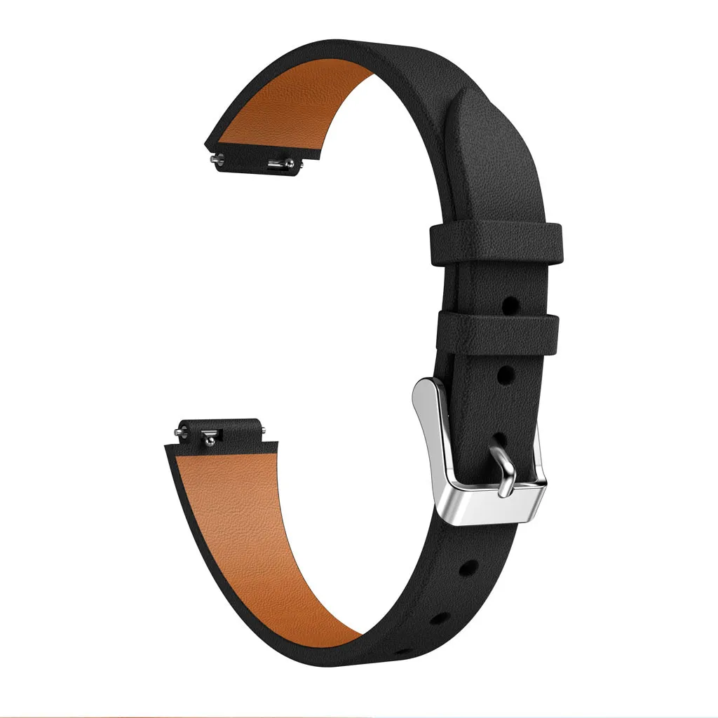 Роскошные кожаные ремешки 230 мм Сменные аксессуары для браслета Fitbit Inspire/Inspire