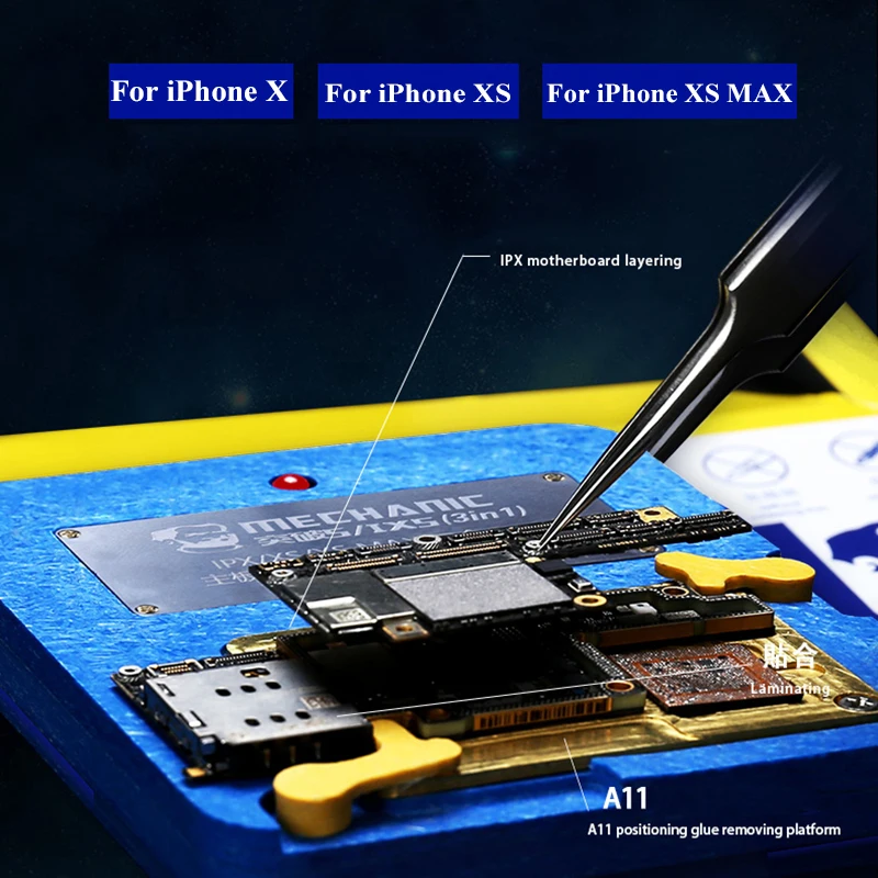 Интеллектуальная нагревательная платформа для iPhone X/XS MAX материнская плата многослойный сепаратор ремонтные инструменты Распайка паяльная станция