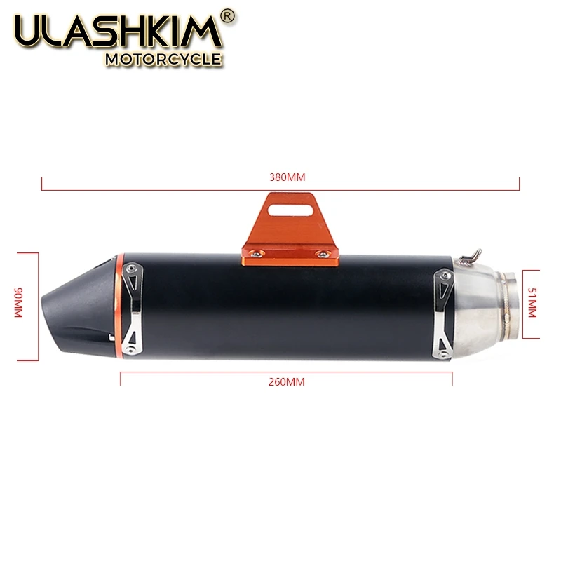 Полный глушитель выхлопной трубы мотоцикла Escape System Slip On для suzuki GSR400 GSR600 BK400 BK600 GSR BK