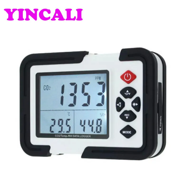 Hot Sale Carbon Dioxide Detector HT-2000 CO2 Monitor Meanwhile Show Temperature Relative Humidity Tester | Инструменты