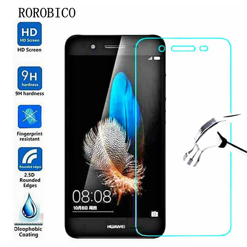 Прозрачная защитная пленка ROROBICO LCD для HUAWEI GR 3 Enjoy 5S закаленное стекло GR3