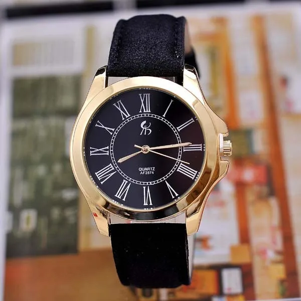 New fashion wristwatch high quality matte leather strap roman literally quartz watches women elegant luxury brand casual watches|watch twilight|watch