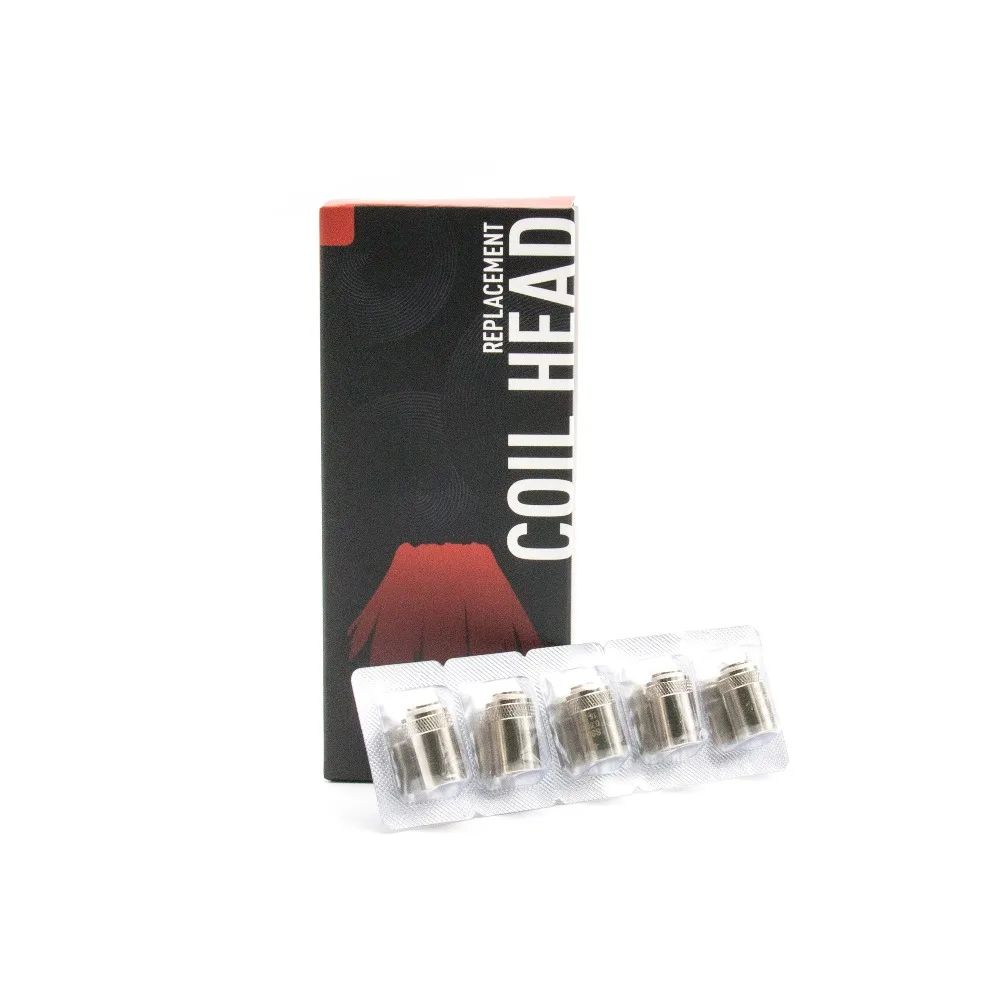 Volcanee 20pcs Сменная Головка Катушки BF SS316 0.5ohm 0.6ohm катушка для вейпинга eGo AIO