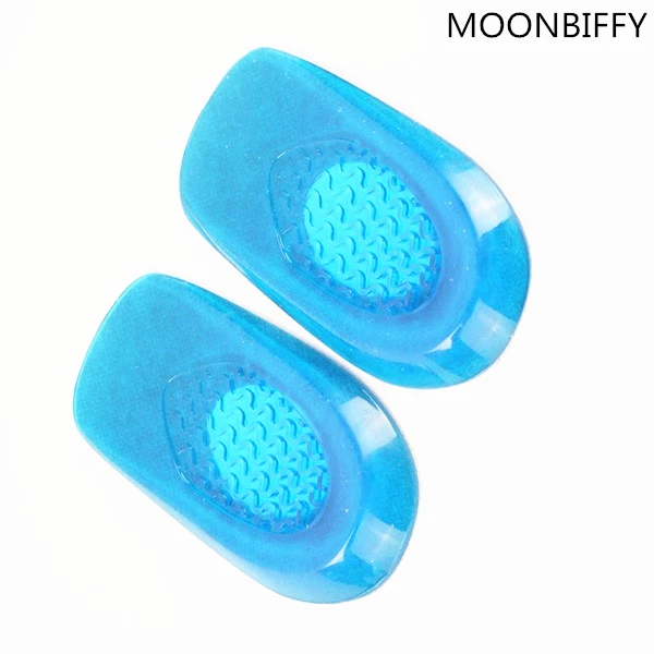 feet Cushion Silicone Gel Foot Heel Elastic Care Half Insole Shoe Pad with cloth