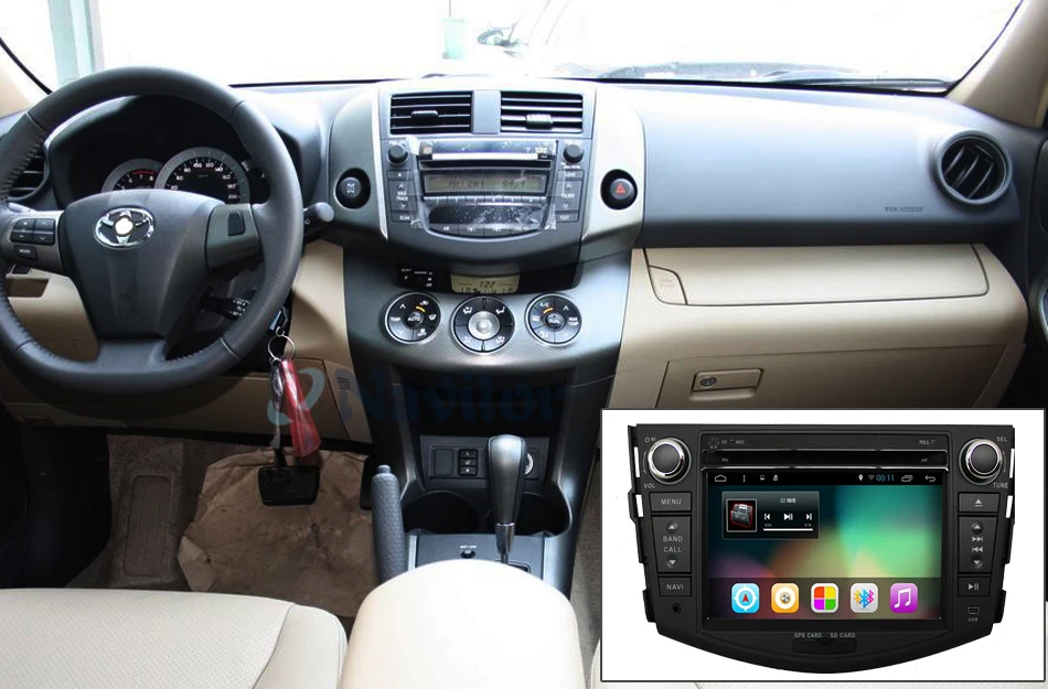 Android 7 1 8 ядер 4G RAM автомобильный DVD GPS для Toyota RAV4 RAV 4 2006 2007 2008 2009 2012 WIFI Авторадио