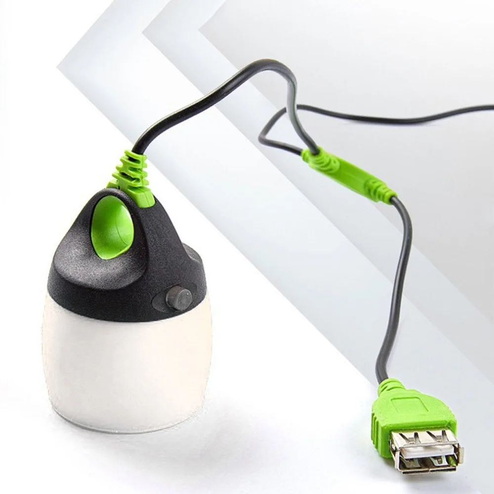 Светодиодный фонарь с питанием от USB, портативный светильник для палатки, портативная Наружная ручка, походная лампа, водонепроницаемый, цепной, USB, ночной Светильник