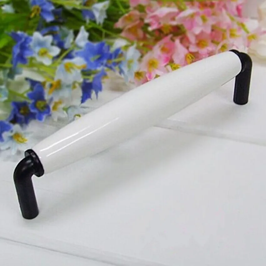 Ручка керамическая для кухонного шкафа 128 мм 5 дюймов|black kitchen cabinet handles|hardware
