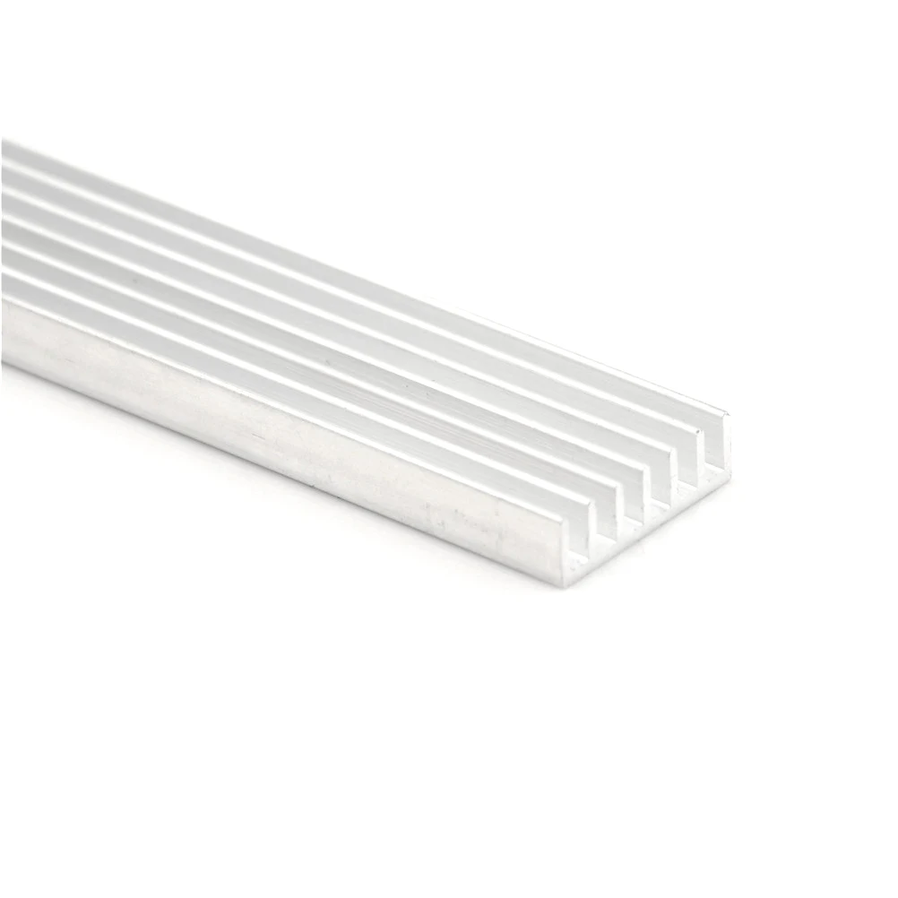 

150*20*6mm DIY Cooler Aluminum Heatsink Grille Shape Radiator Heat Sink Chip for IC LED Power Transistor