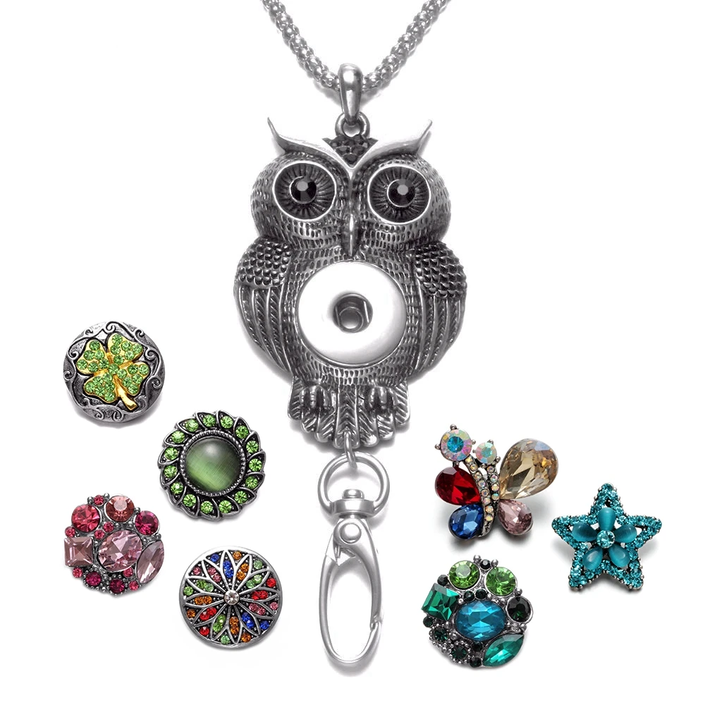 10 шт./лот multi Стиль рабочих ID владельца талреп снимки кулон Цепочки и ожерелья 18 мм