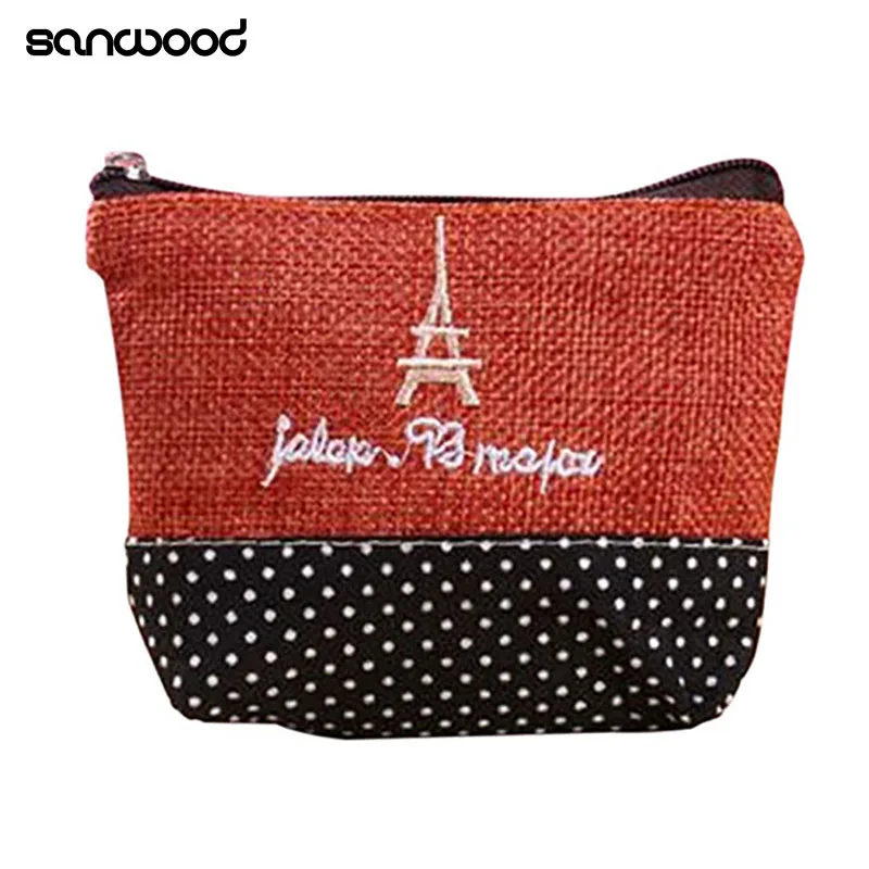 2016 новый дизайн мини кошелек для монет ретро Хлопковая Сумка сумка денег на