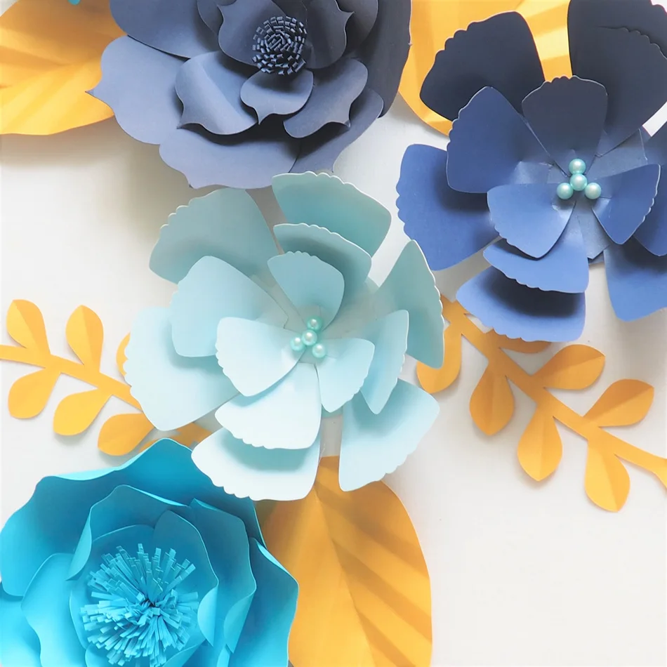 Сделай Сам гигантские бумажные цветы искусственный фон созданный вручную