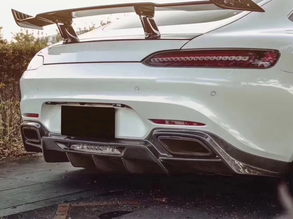 GT GTS спойлер из углеродного волокна для Mercedes Benz AMG 15-up | Автомобили и мотоциклы