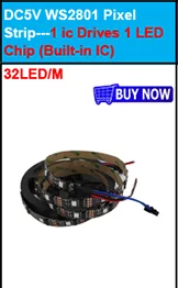 WS2812B светодиодный радиатор WS2812 светодиодный чипы 10-1000 шт. с черной/белой печатной платой(10 мм* 3 мм) WS2811 IC встроенный 5050 SMD RGB DC5V
