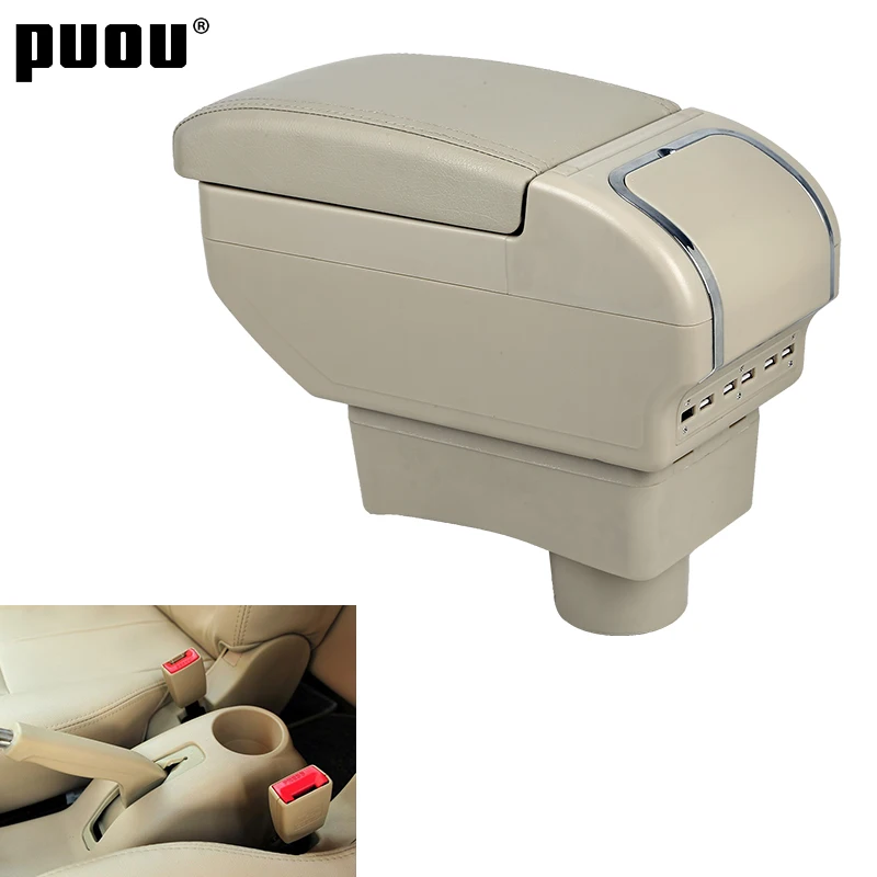 Подлокотник для Chery A13 очень Celer fulwin 2 2008-2012 двойной Слои из искусственной кожи центральный магазин Содержание коробка с пепельница Кубок Автомобильный держатель
