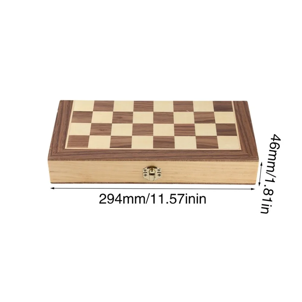 International Chess Set Teaching Competition Oversized Chessman Luxurious Premium Gift Box Solid Wood Board | Спорт и развлечения