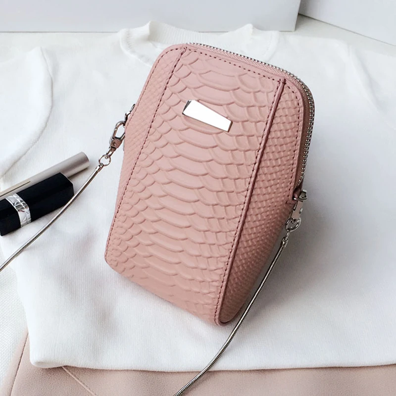 Женская сумка из натуральной кожи с имитацией под крокодила|travel handbag|genuine leather