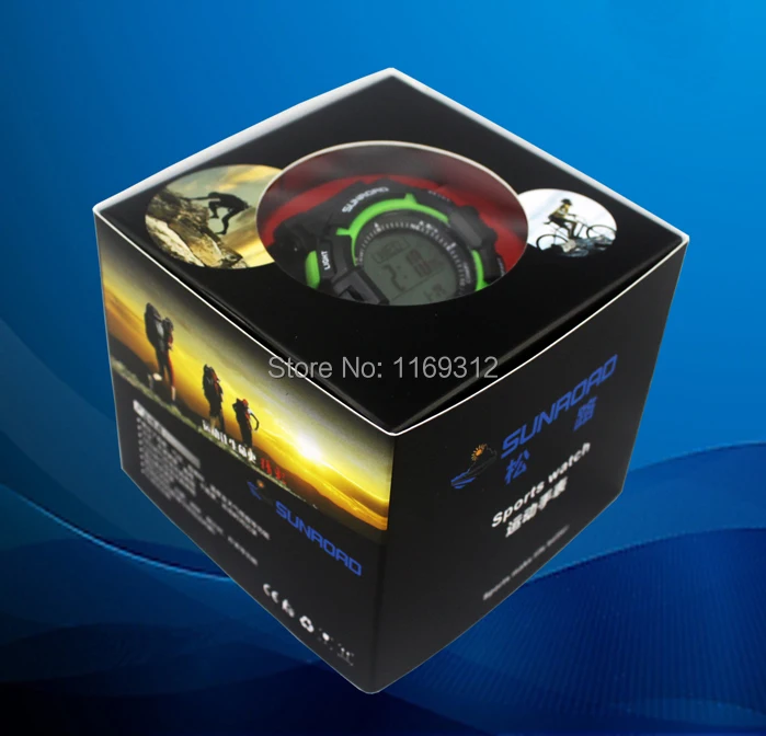 Мужские часы SUNROAD спортивные армейские наручные альтиметр барометр компас