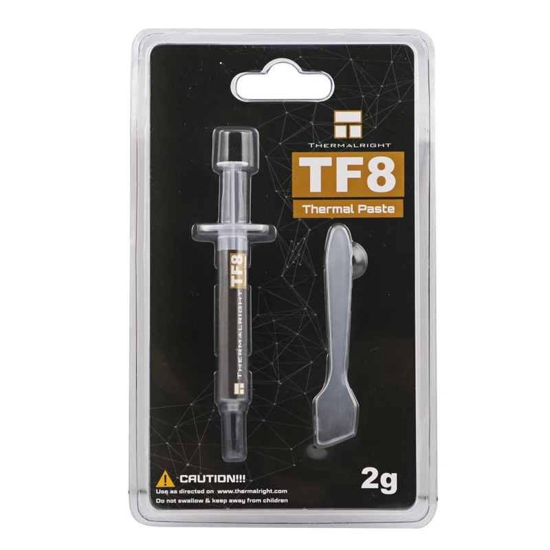 Термальная паста TF8 2g композитный силиконовый Кондуктивный штукатурка для