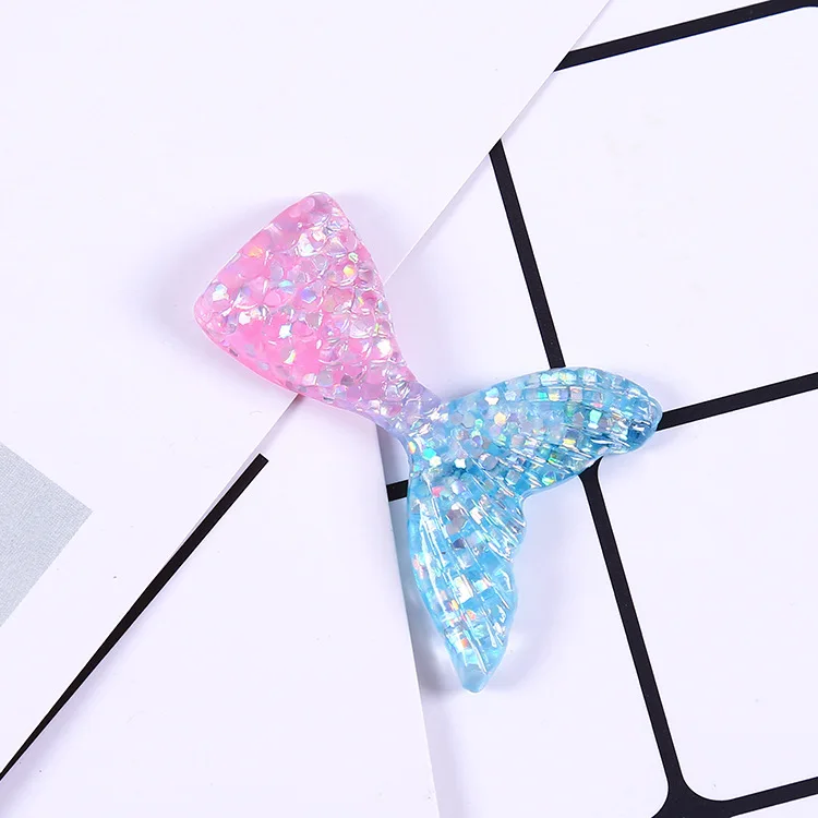 10 шт. пушистый полимерный слайм с хвостом Русалочки коробка игрушки для детей