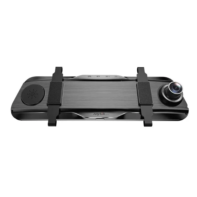 Anytek T900+ 9,66 дюймов Сенсорное зеркало заднего вида автомобиля dvr камера 1080p+ 1080p ADAS WDR камера для приборной панели вождения рекордер полный экран сенсорный