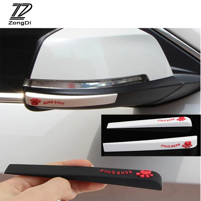 ZD 6Pcs Car Rearview Mirror Anti-collision Stickers For Lifan x60 Toyota corolla chr rav4 yaris auris Jeep renegade accessories |